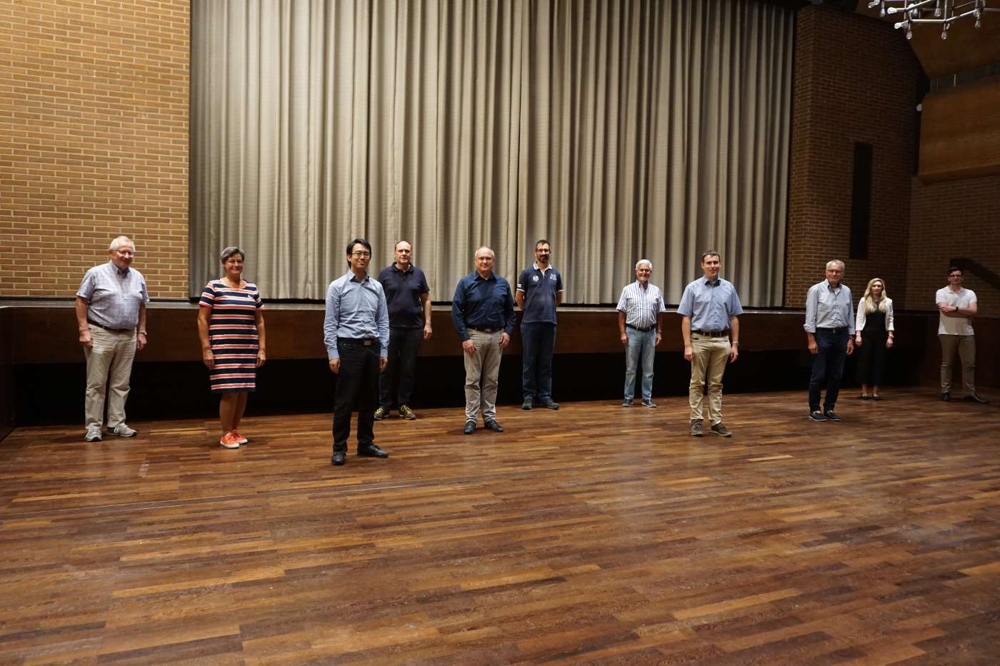 v.l.n.r Karl-Heinz Schmidt, Marion Stahl, Daniel Libertus, Dirk Weyerhäuser, Sonke Tobaben, Matthias Dubowy, Norbert Gonter, Oliver Löhr, Adam Gutgesell, Janina Behm, Christian Hof